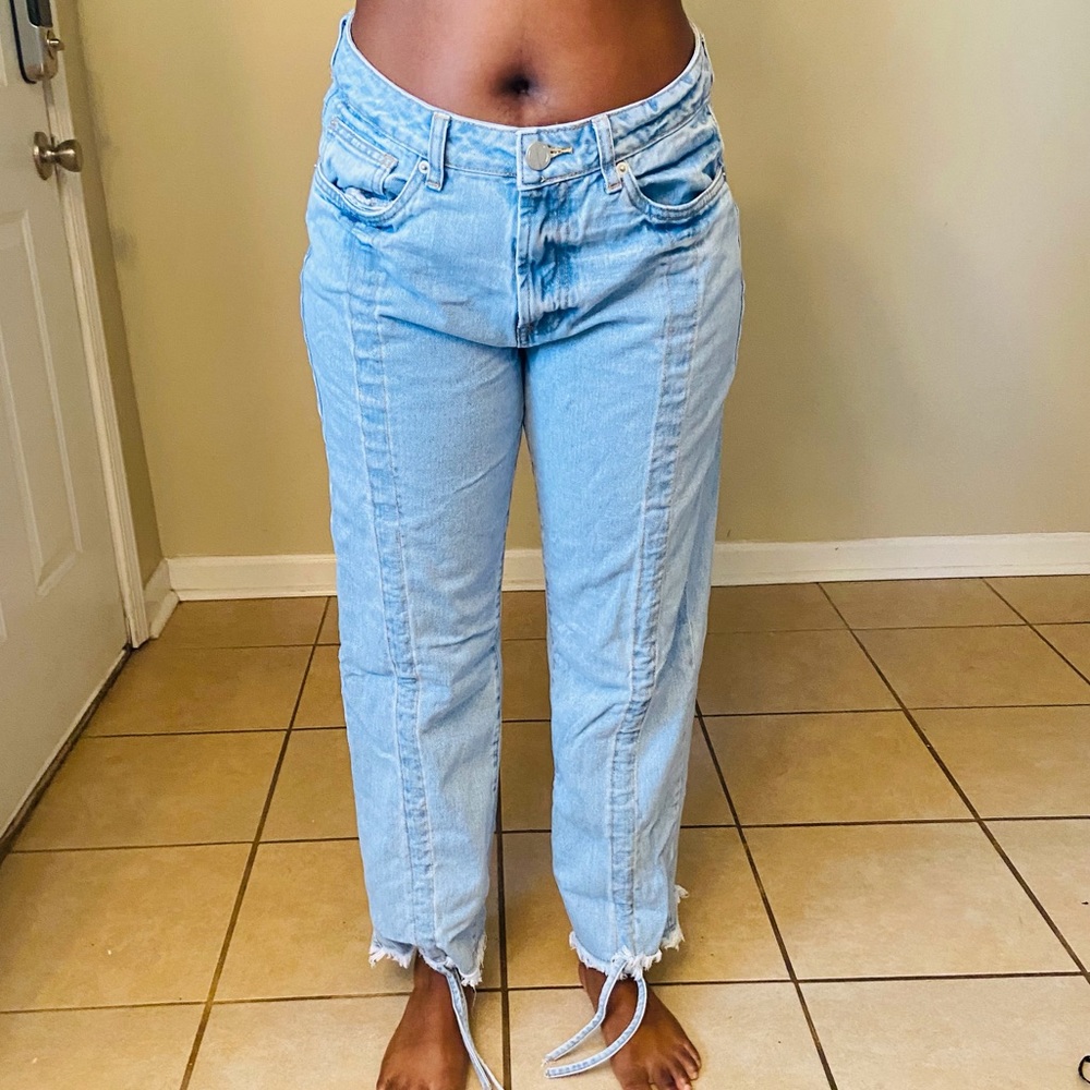 Light Wash Baggy Jeans